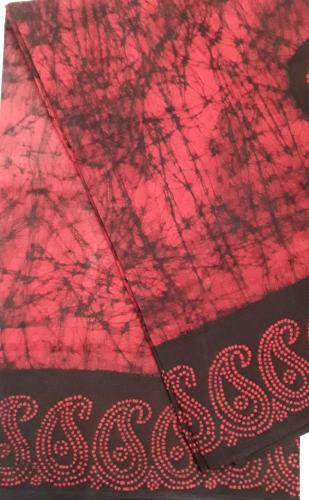 PL COTTON SAREES WITH SOLID WAX CRACK DESIGNS